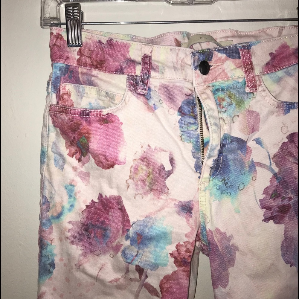 EUC Joe's watercolor jeans